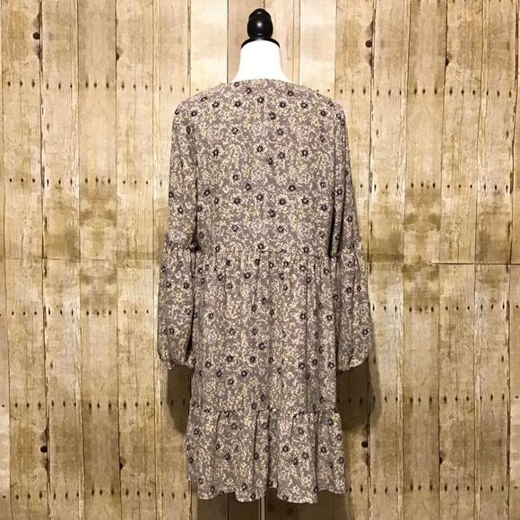 EST 1946 Floral Lined Peasant Dress L - Picture 7 of 10